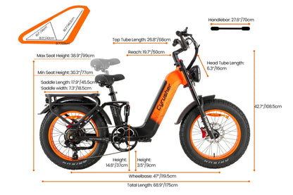 Electric Fat Tire Bike  – Urban &amp; Leisure Use
